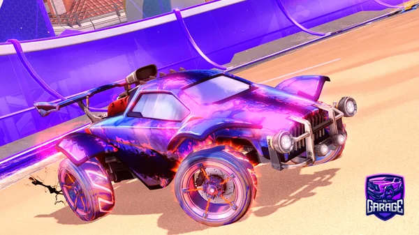 A Rocket League car design from Raiyu