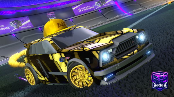 A Rocket League car design from MonkayMonkay