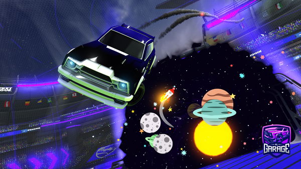 A Rocket League car design from finnobi