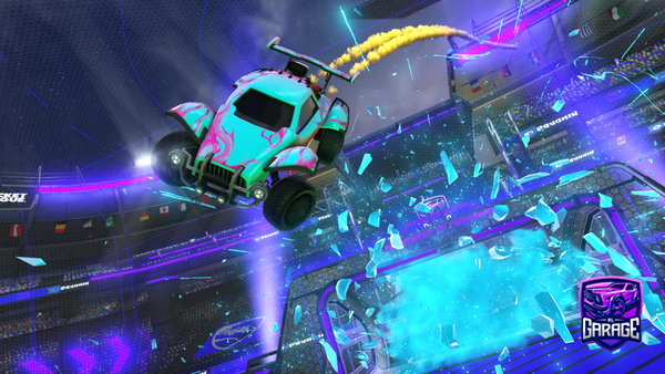 A Rocket League car design from TkashBeats