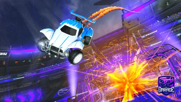 A Rocket League car design from Ironblast
