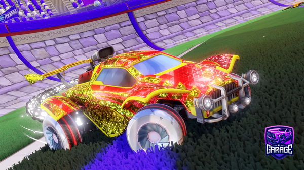 A Rocket League car design from Cat_232477