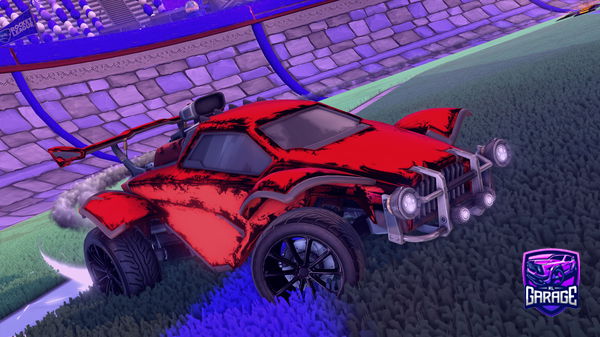 A Rocket League car design from TTV_Msspeedy57