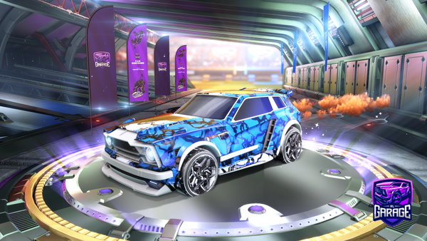 A Rocket League car design from pfllfldle