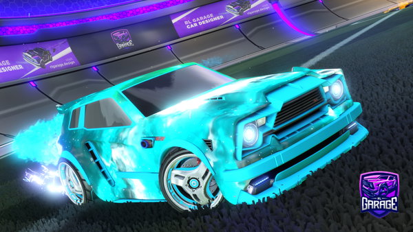 A Rocket League car design from ALEKKER14