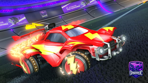 A Rocket League car design from Chikennug3ts