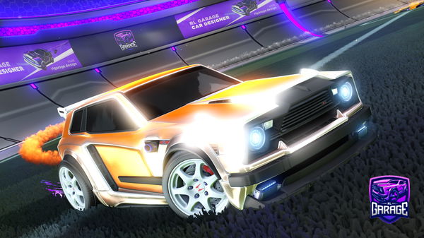 A Rocket League car design from Yarn09