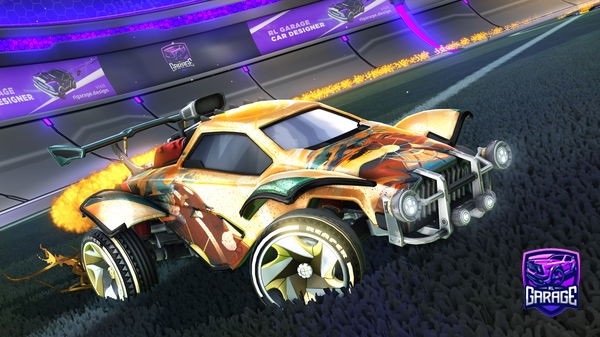 A Rocket League car design from LouinaldoCR7