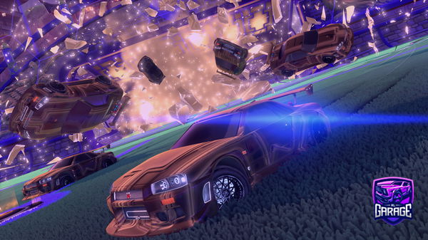 A Rocket League car design from fnktss