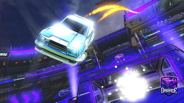 A Rocket League car design from wkeyjvyy