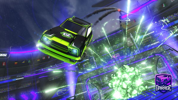 A Rocket League car design from Nano789