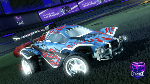 A Rocket League car design from boosted497