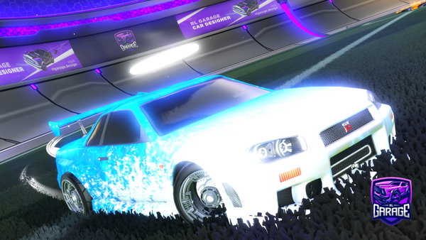 A Rocket League car design from damipatata