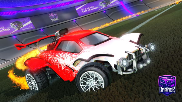 A Rocket League car design from OctaValoare