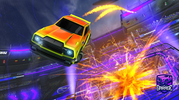 A Rocket League car design from Wizzowiwb