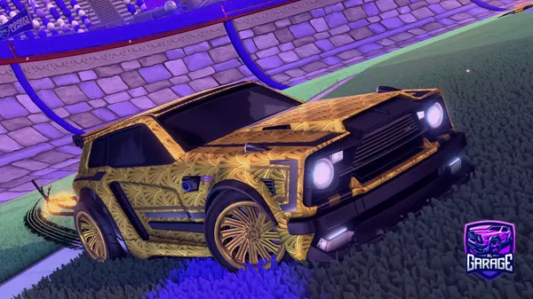 A Rocket League car design from -Goose-