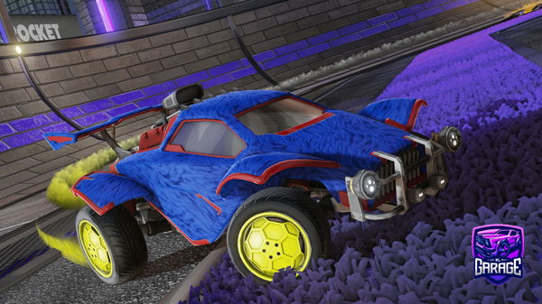 A Rocket League car design from Quantum_shot