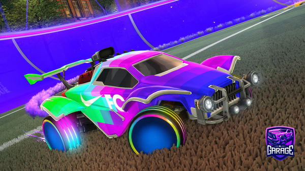A Rocket League car design from Yuriko24