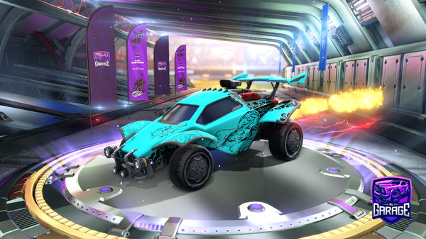 A Rocket League car design from evangelism