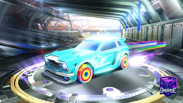 A Rocket League car design from Giddyupgo