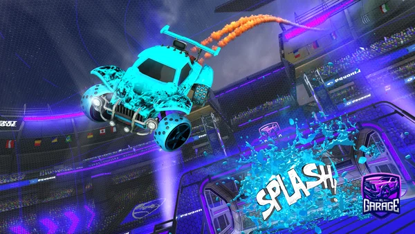 A Rocket League car design from WaddaAdri21