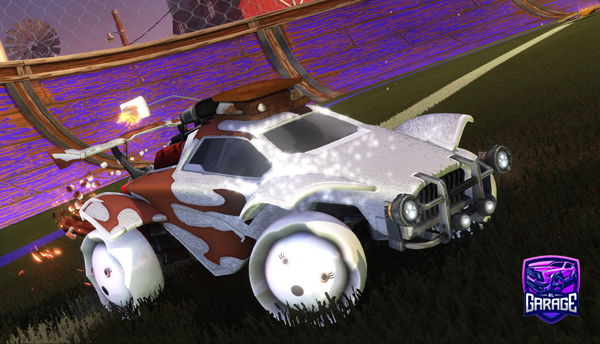 A Rocket League car design from stova