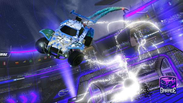 A Rocket League car design from _icy_