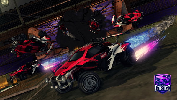 A Rocket League car design from AUGUSTOROMERO