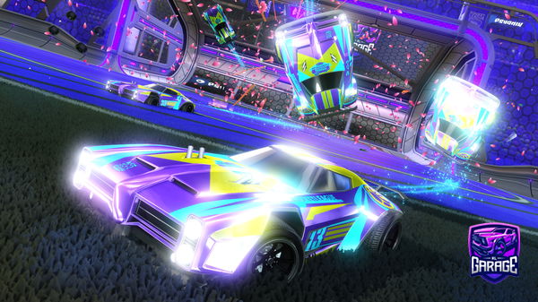 A Rocket League car design from muccamistic