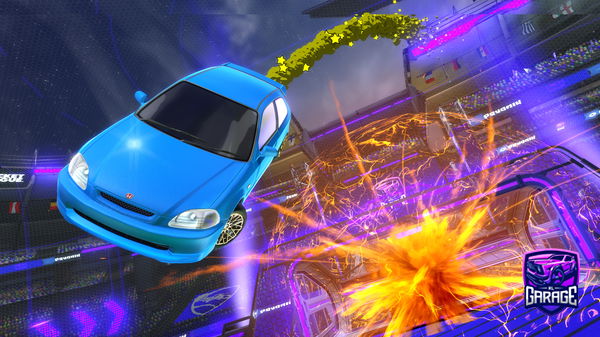 A Rocket League car design from JetJosho