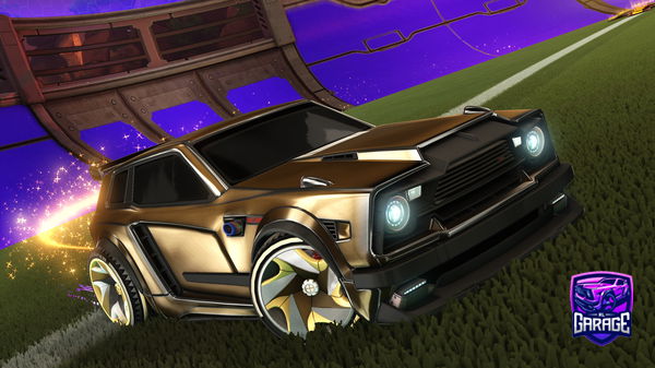 A Rocket League car design from Blick3