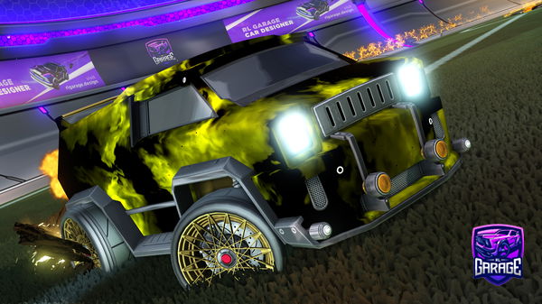 A Rocket League car design from DolusArprego