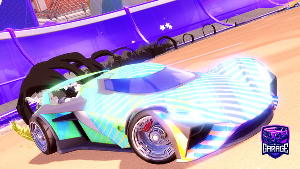 A Rocket League car design from TTVRayDM