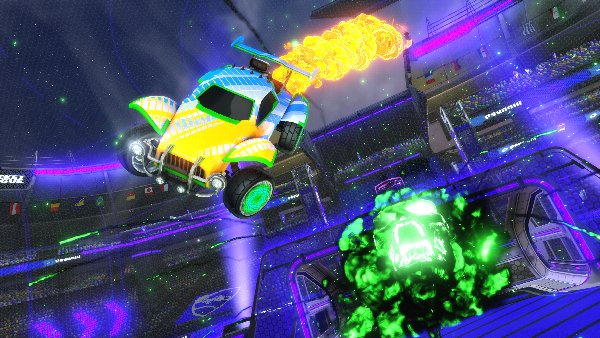 A Rocket League car design from Proudwolf74