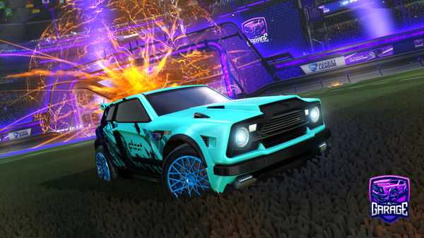 A Rocket League car design from TS9