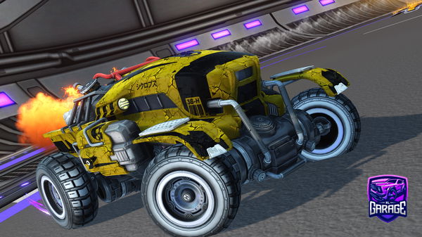 A Rocket League car design from PLOUTTY