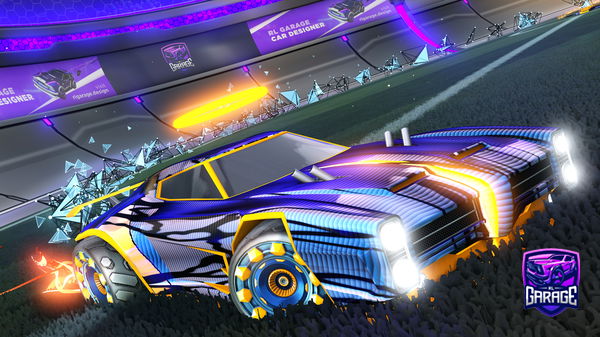 A Rocket League car design from Synxty