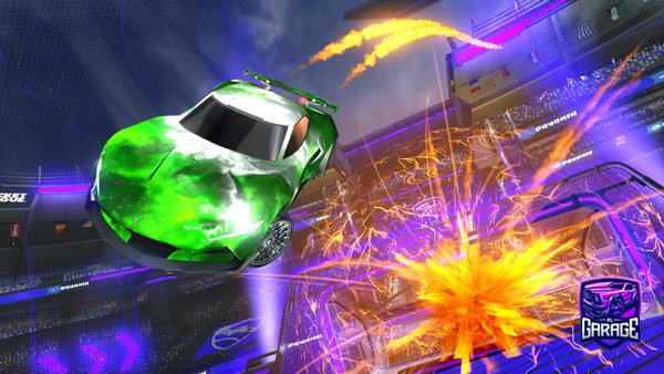 A Rocket League car design from DarkEmerald1