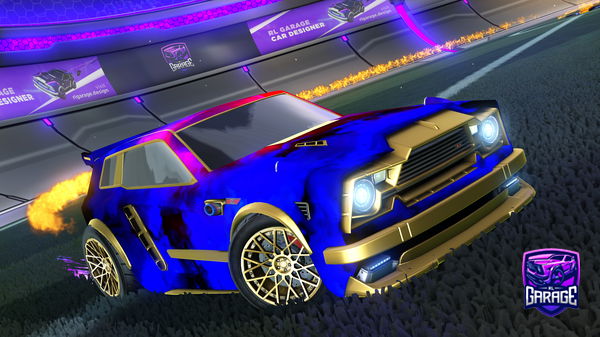 A Rocket League car design from ErikVetter