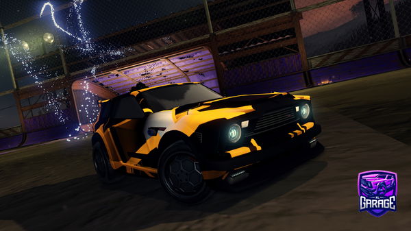 A Rocket League car design from BACK_35