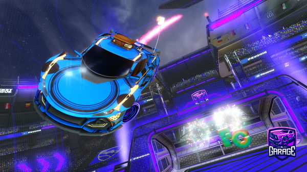 A Rocket League car design from Theproguppy