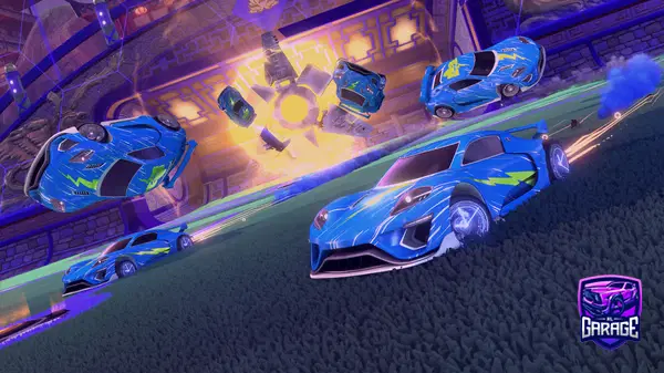 A Rocket League car design from Frylet79