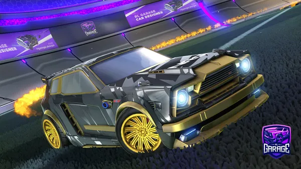 A Rocket League car design from tackywacky85