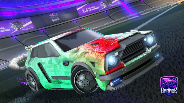 A Rocket League car design from erik51616