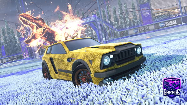 A Rocket League car design from Linehaltt