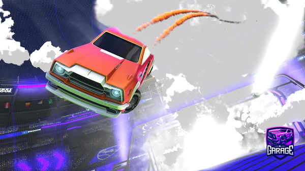 A Rocket League car design from Nyblack2012