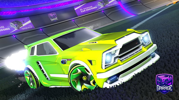 A Rocket League car design from IkOn_UcHiwA