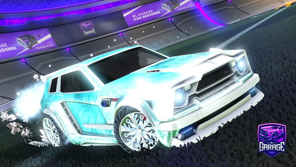 A Rocket League car design from Dooby_Scoobs