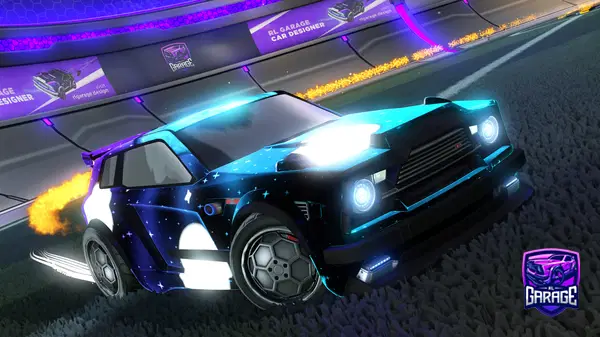 A Rocket League car design from NaughtyRL_