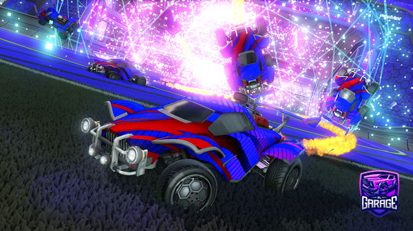 A Rocket League car design from besede